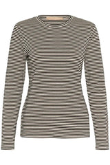 Culture Kiddy LS Oneck - Black/White Stripe