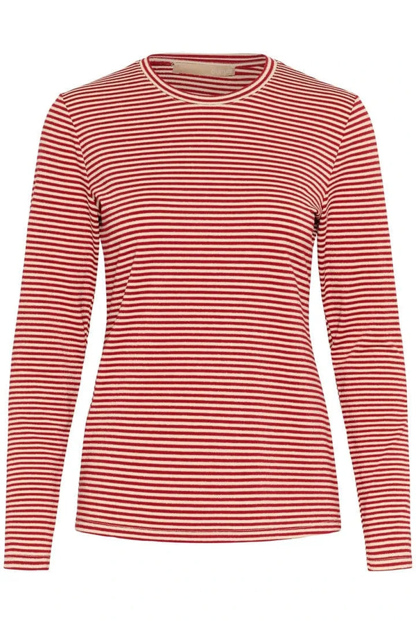 Culture Kiddy LS Oneck - Red/White Stripe