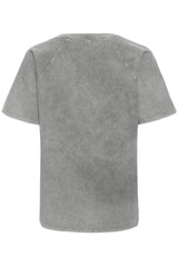 Pulz Madelyn Rebelrose T-shirt - Light Grey