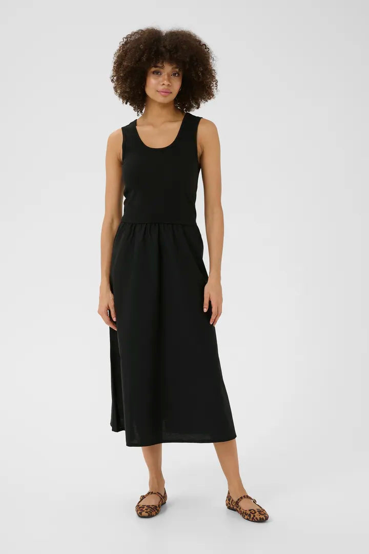 Culture Florence Tank Top Dress - Black