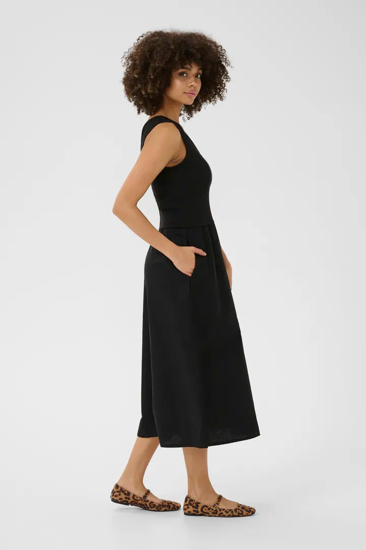 Culture Florence Tank Top Dress - Black