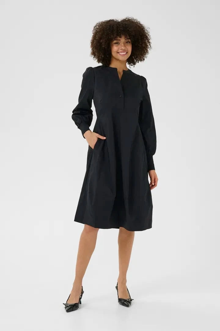 Culture Antoinett Rib Dress - Black