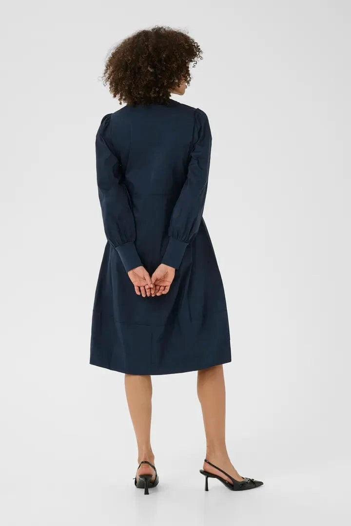 Culture Antoinett Rib Dress - Blue Iris