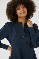 Culture Antoinett Rib Dress - Blue Iris