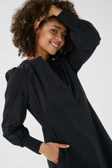 Culture Antoinett Rib Dress - Black