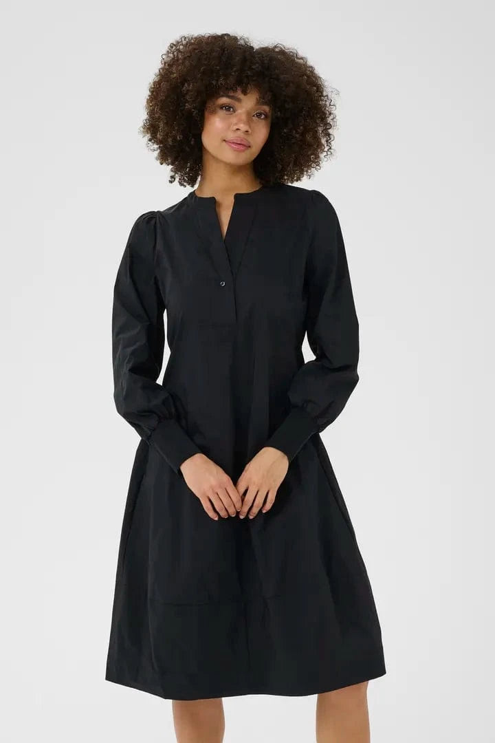 Culture Antoinett Rib Dress - Black
