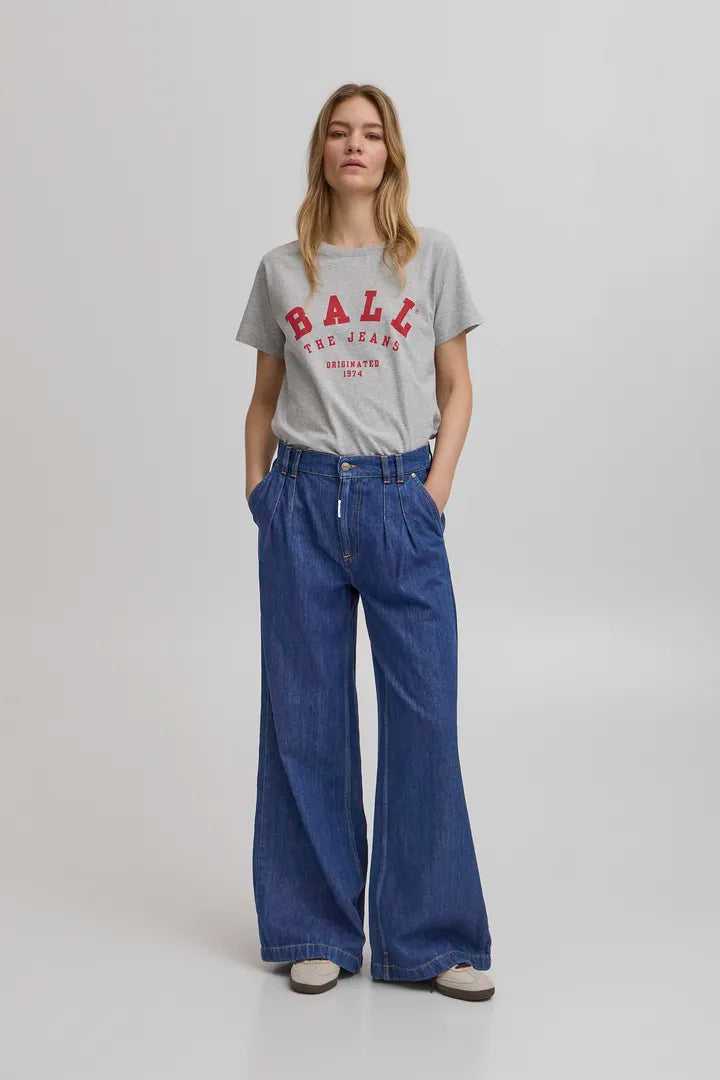 Ball Wilma Wide Jeans - Medium Blue