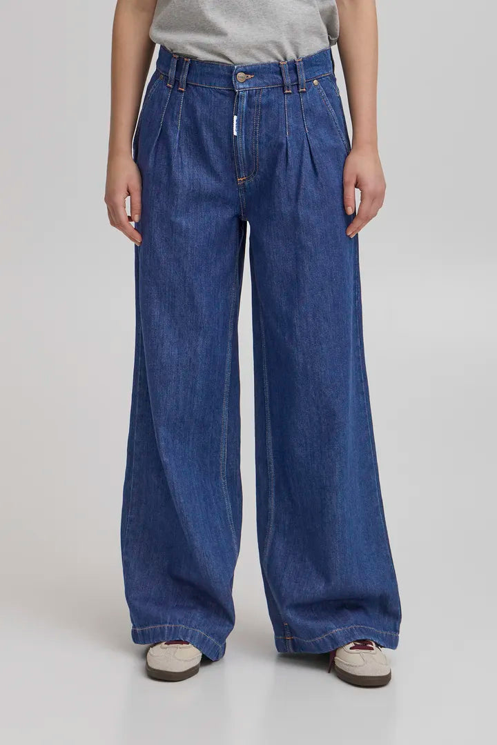 Ball Wilma Wide Jeans - Medium Blue