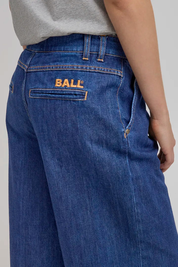 Ball Wilma Wide Jeans - Medium Blue