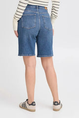 Pulz Brenda Shorts - Medium Blue Den