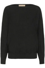 Culture Fay Batwing Jumper - Black