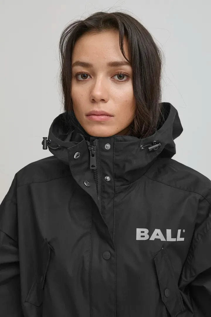 Ball Pioggia Coat - Black