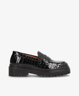 Phenumb Leonne C - Black Leather Croco