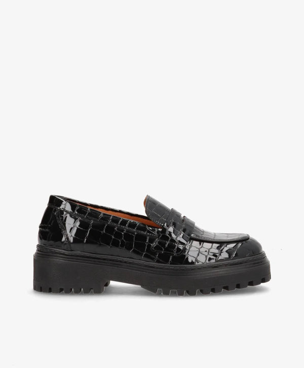 Phenumb Leonne C - Black Leather Croco