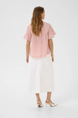 Culture Cybelle SS Blouse - Pale Mauve