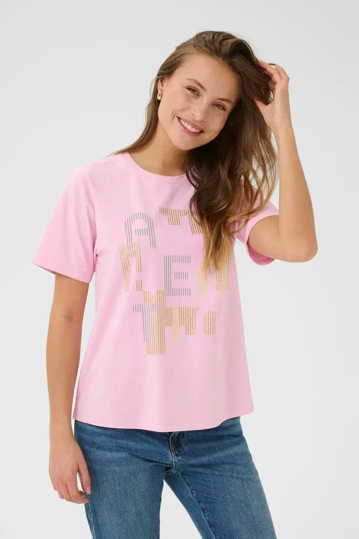 Culture Aula Gith T-shirt - Lilac Sachet