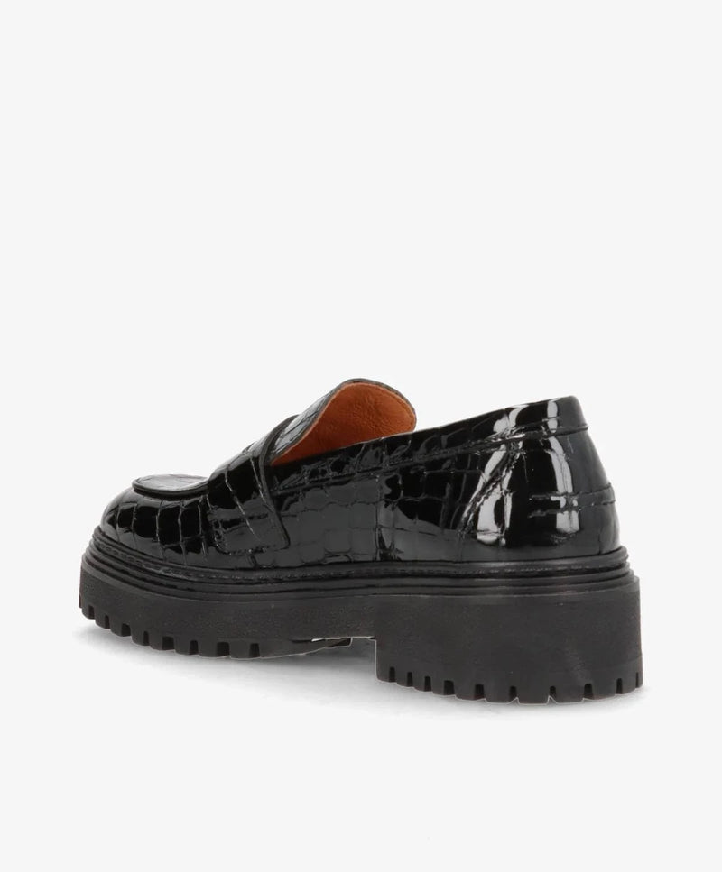 Phenumb Leonne C - Black Leather Croco