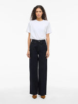 Vila Freya Jaf HW Wide Jeans - Dark Blue
