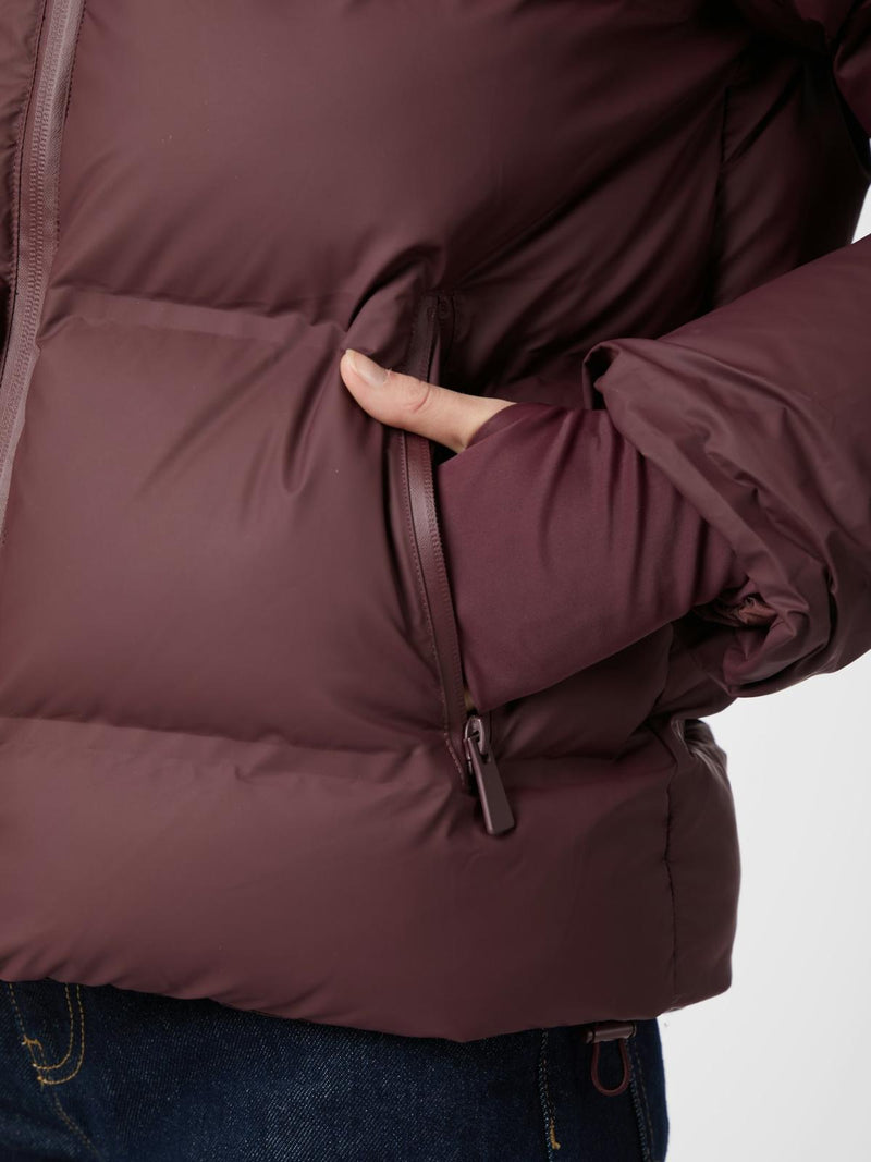 Neo Noir Fox C Puffer Jacket - Bordeaux