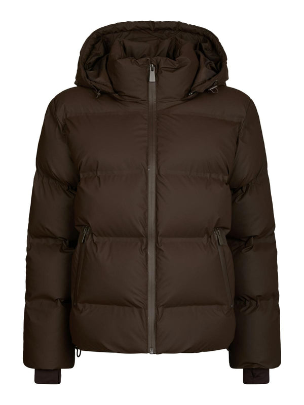 Neo Noir Fox C Puffer Jacket - Dark Brown