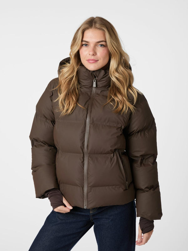 Neo Noir Fox C Puffer Jacket - Dark Brown