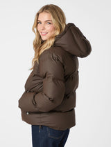 Neo Noir Fox C Puffer Jacket - Dark Brown
