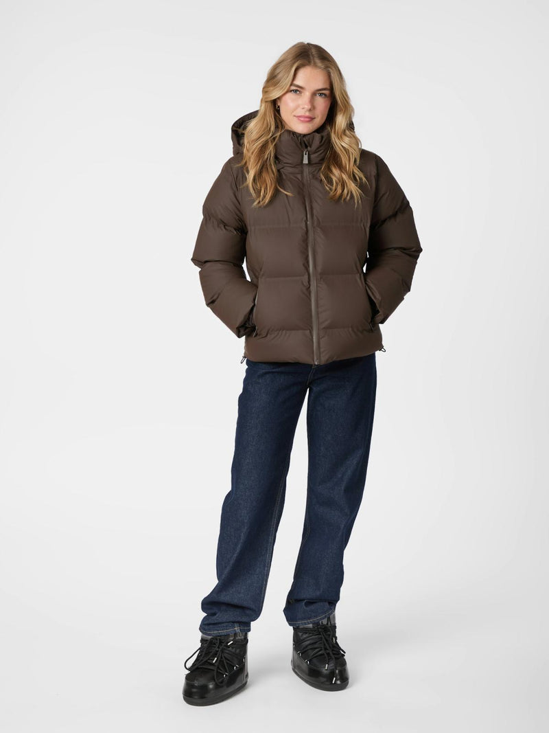 Neo Noir Fox C Puffer Jacket - Dark Brown