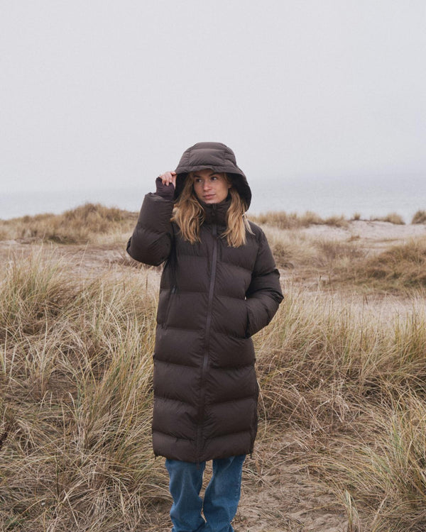 Neo Noir Viviana C Puffer Jacket - Dark Brown