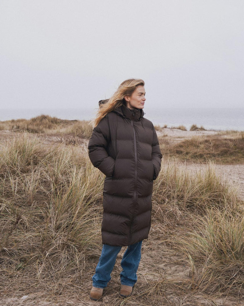 Neo Noir Viviana C Puffer Jacket - Dark Brown
