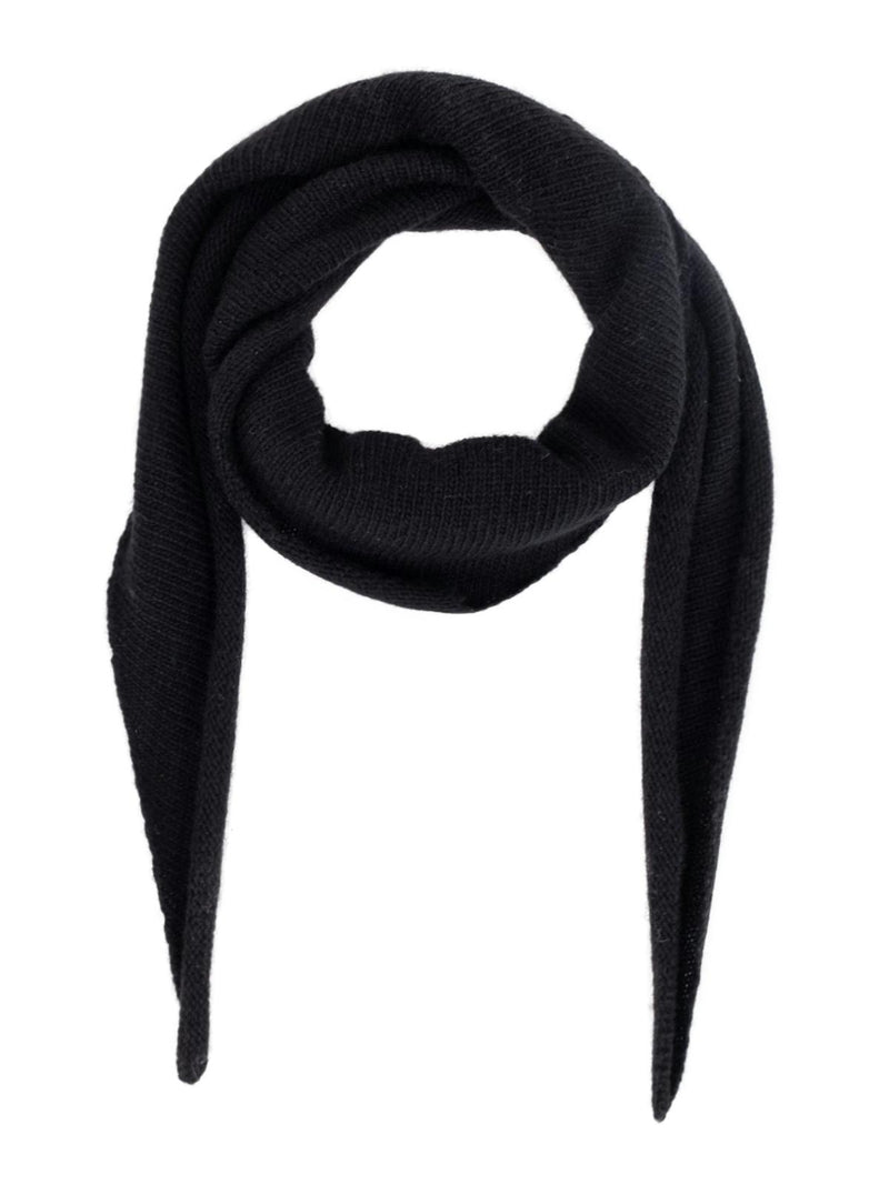 Neo Noir Misty Knit Scarf - Black