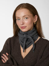Neo Noir Misty Knit Scarf - Antracit Melange