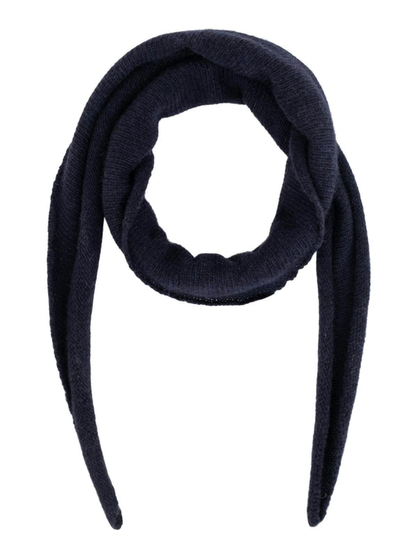 Neo Noir Misty Knit Scarf - Navy