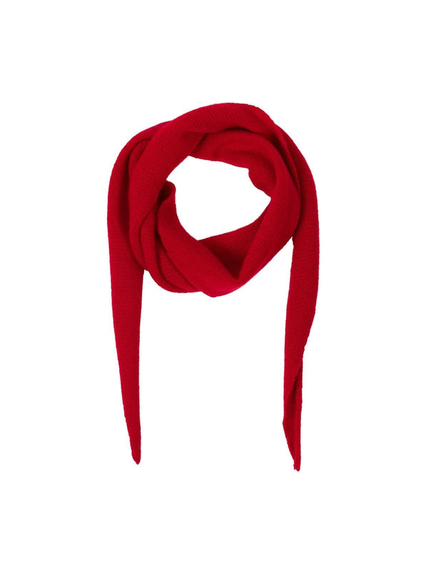 Neo Noir Misty Knit Scarf - Red