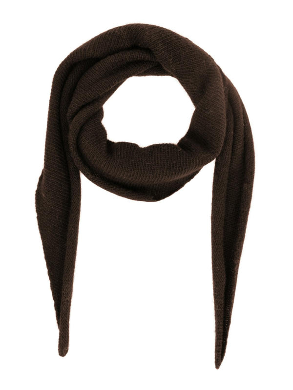 Neo Noir Misty Knit Scarf - Chocolate Brown