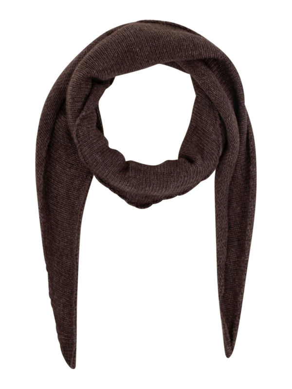 Neo Noir Misty Knit Scarf - Dark Brown