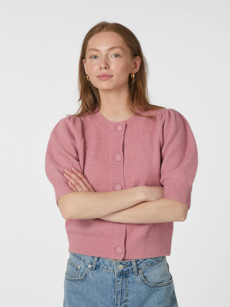 Neo Noir Trudy Knit Cardigan - Rose