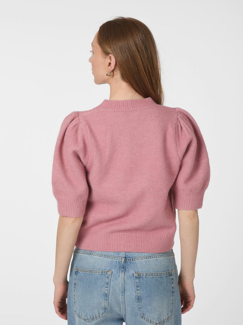 Neo Noir Trudy Knit Cardigan - Rose