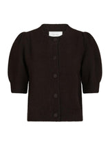 Neo Noir Trudy Knit Cardigan - Dark Brown