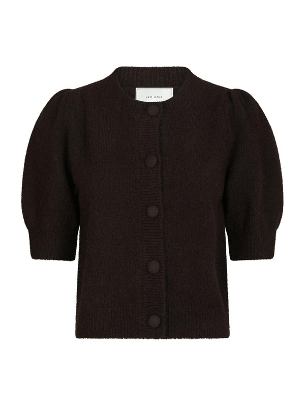 Neo Noir Trudy Knit Cardigan - Dark Brown