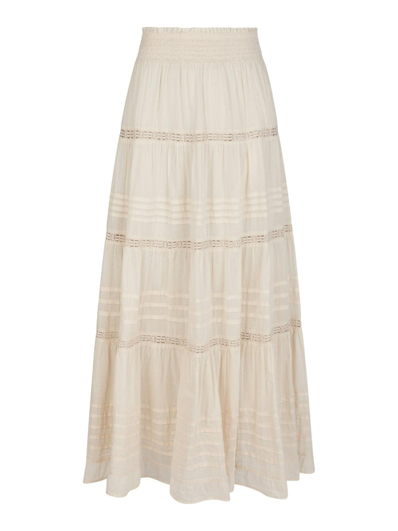 Neo Noir Felicia S Voile Skirt - Ivory