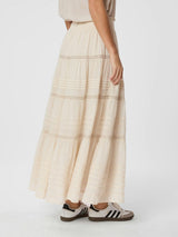 Neo Noir Felicia S Voile Skirt - Ivory