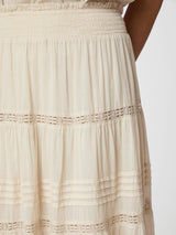 Neo Noir Felicia S Voile Skirt - Ivory
