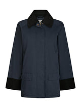 Neo Noir Anastacia Cord Jacket - Navy