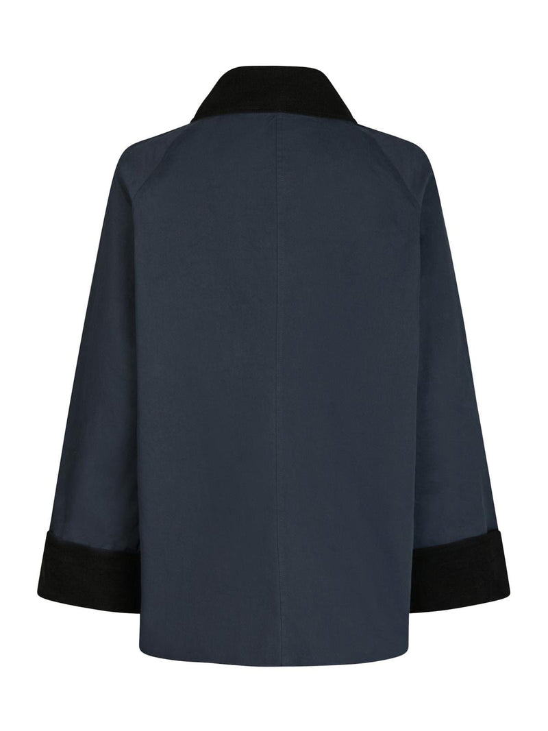 Neo Noir Anastacia Cord Jacket - Navy