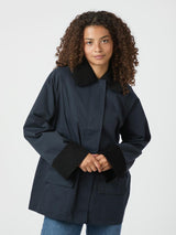 Neo Noir Anastacia Cord Jacket - Navy