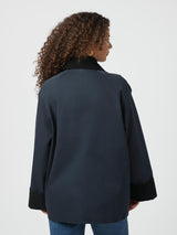 Neo Noir Anastacia Cord Jacket - Navy