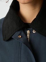 Neo Noir Anastacia Cord Jacket - Navy