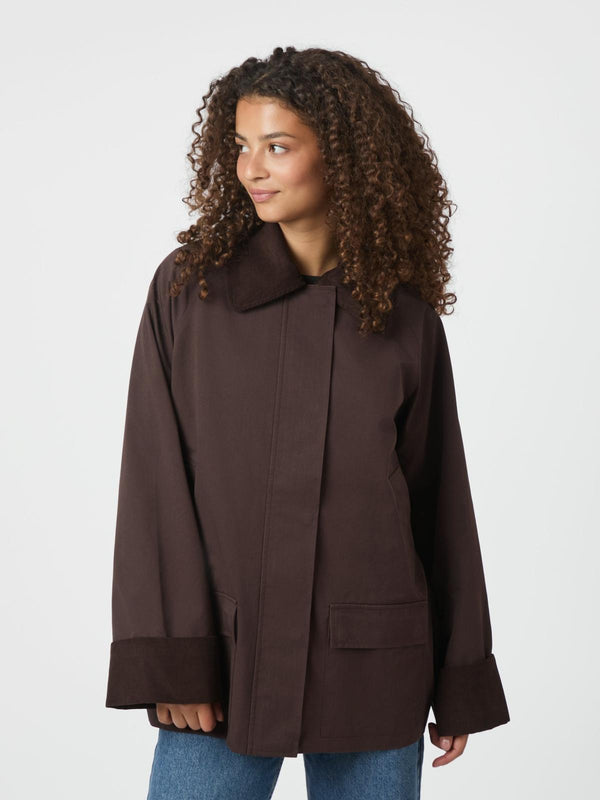 Neo Noir Anastacia Cord Jacket - Brown
