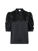 Neo Noir Roella Heavy Sateen Blouse - Black