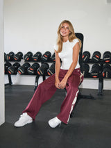 Neo Noir Puggy Track Suit Pants - Bordeaux